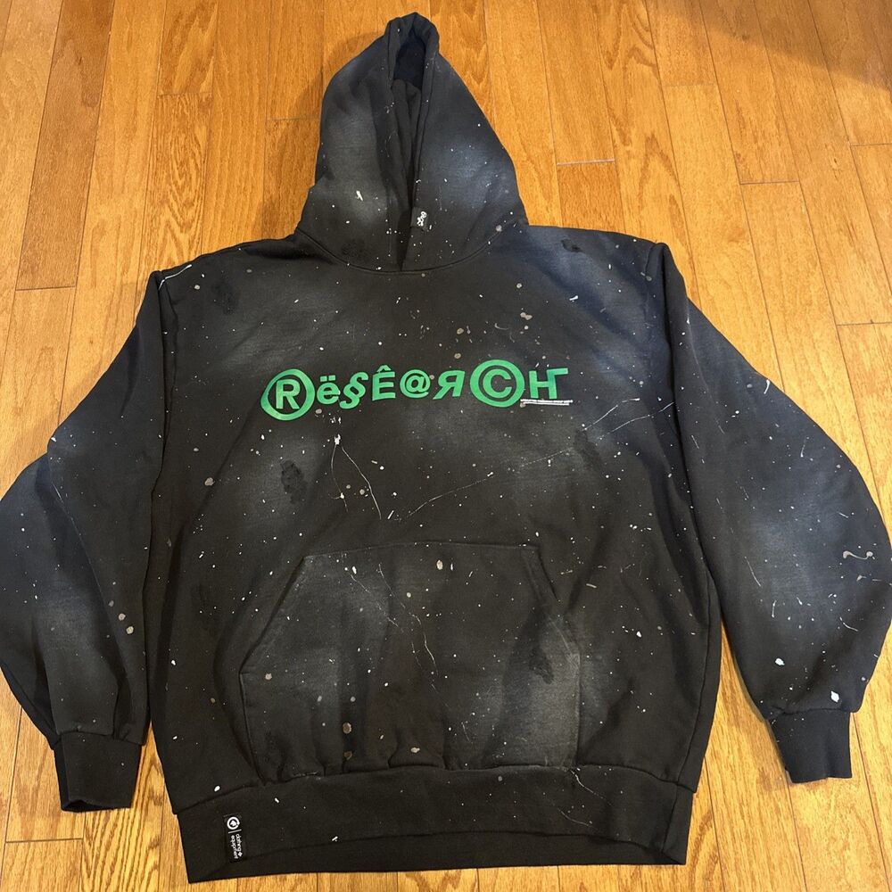 LRG Lifted Research Group Hoodie XL Graffiti Hip Hop